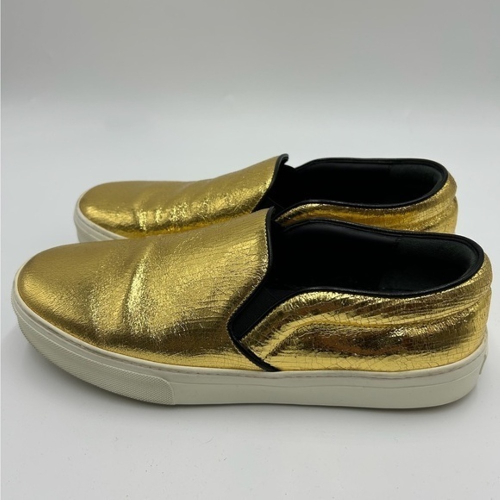 Celine Gold Slip-On Sneakers Size 41